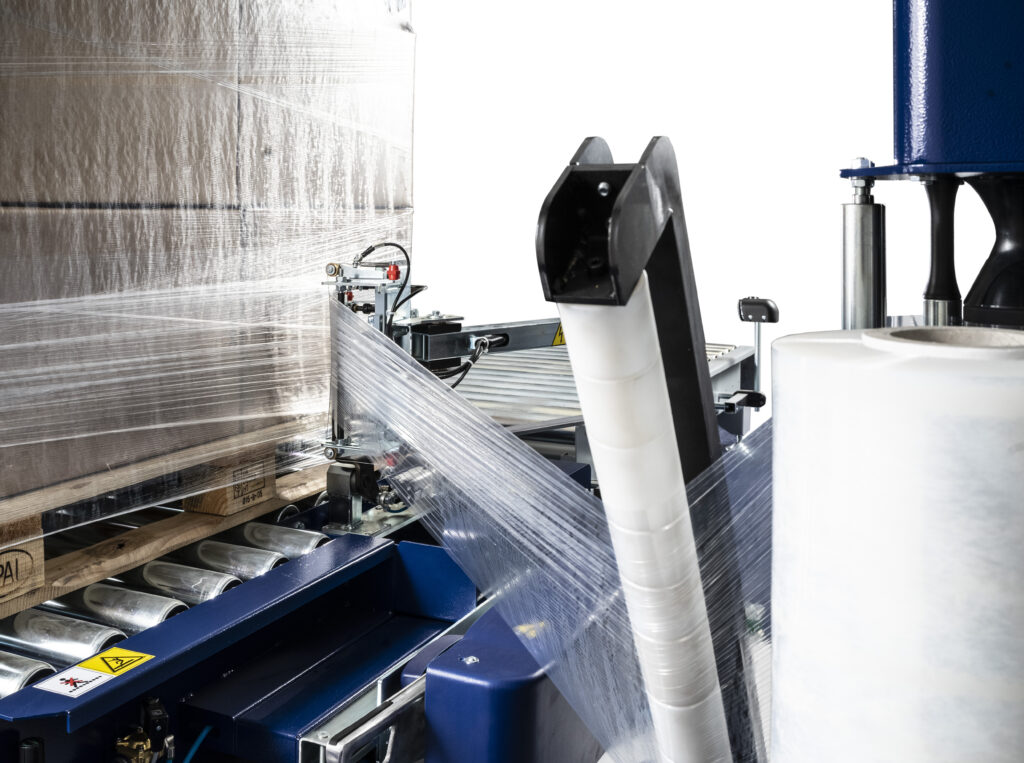 Technoplat 3000 close up of cutting welding and film reduction height system detail